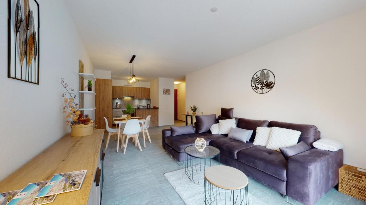 Apartment With Sauna And Mountain View Leukerbad Zewnętrze zdjęcie