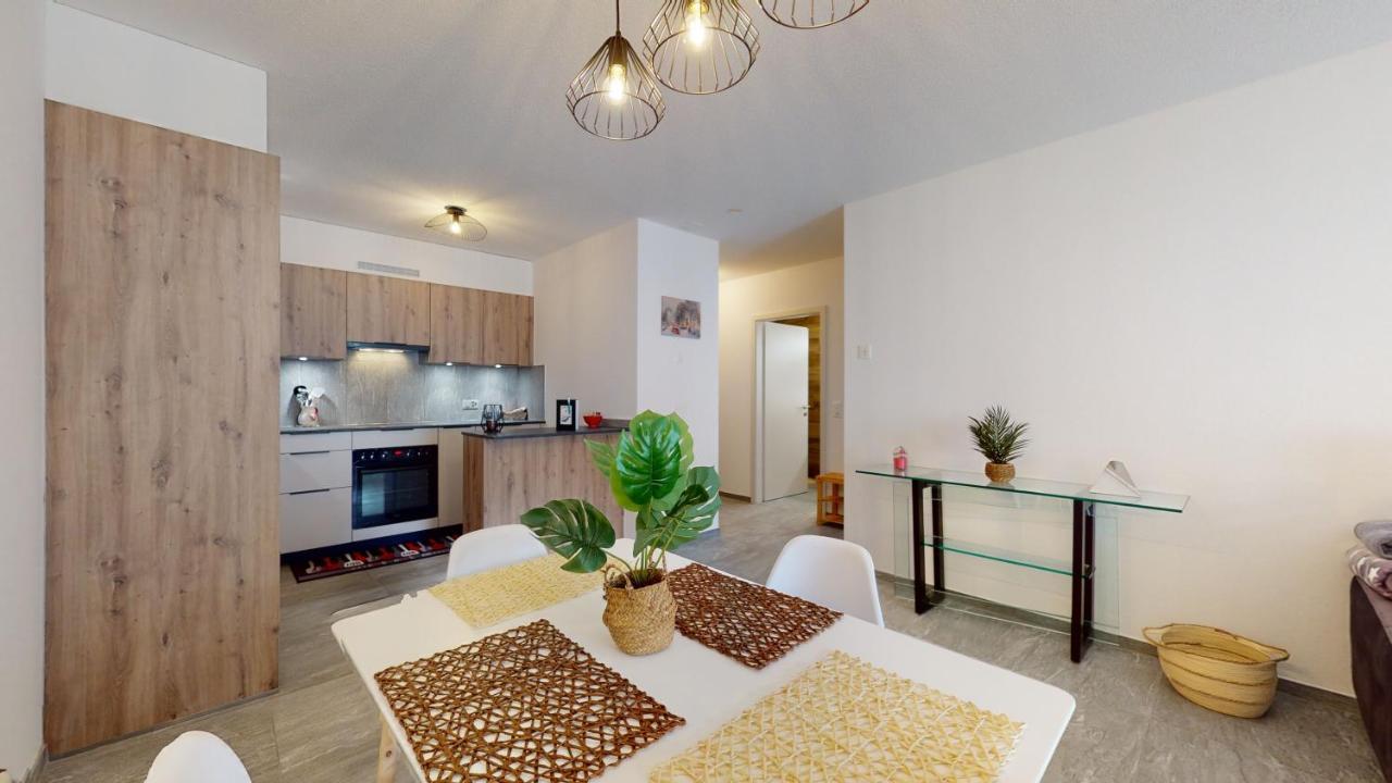Apartment With Sauna And Mountain View Leukerbad Zewnętrze zdjęcie